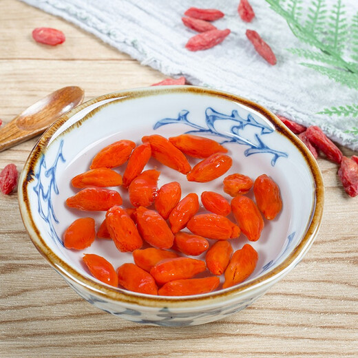 无忧花开正宗宁夏头茬枸杞新货枸杞子大颗粒枸杞干泡水喝头茬小包装免洗枸杞茶泡茶 半斤装
