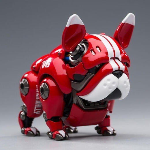 Kachi Muning Mécanique chien Bulldog PVC JOINT MOVEABLE MIGNE PET TRENDY TOY OFFICE MODEAU MODEA
