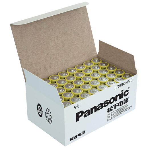 Panasonic No. 5 AA alkaline dry batteries 40 units boxed for remote control toy microphone mouse keyboard LR6BCH/2S
