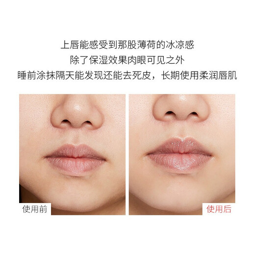 近江兄弟日本近江兄弟薄荷润唇膏女男保湿滋润补水无色防干裂护唇4g 2支