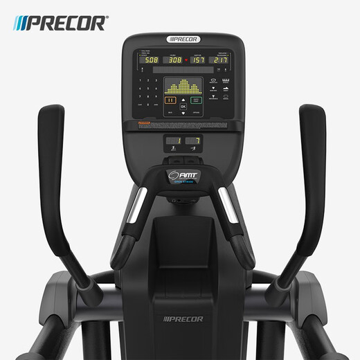 PRECOR all-in-one AMT835 multi-function elliptical mountain climbing and strolling machine adjustable stride body suitable fitness equipment imported gray
