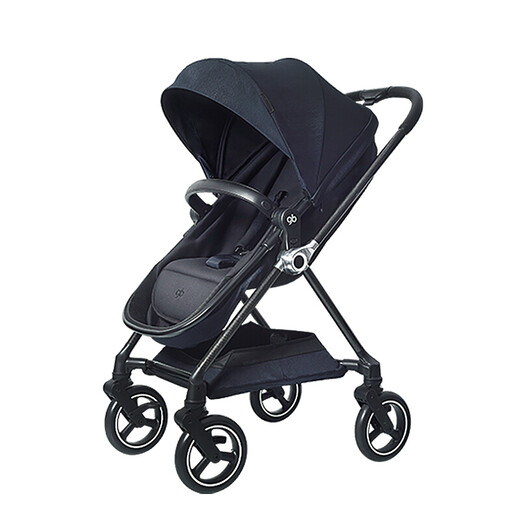 
[90% new] GB Good Kids Stroller Swan Tiansi Edition Carbon Fiber High Landscape Lightweight Shock-absorbing Can Sitting or Lying Flat Two-way Pushing Four-wheel Universal Rotation Navy GB826-B-T108BB