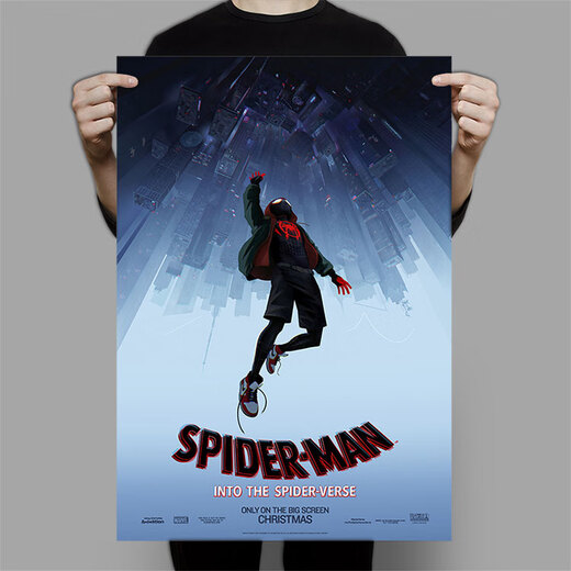 Spider-Man-Poster Horizontales Universum Parallel Myers Wandmontage Dekoration Hängende Malerei Marvel Superhelden Film Gwen Spider-Man 723 42*30 cm Kleber zurück