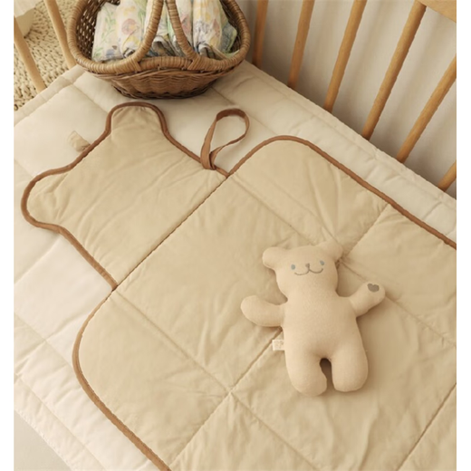 South Korea's Smiling Bear Baby Diaper Pad, Convenient and Multifunctional Waterproof and Leakproof Diaper Bag Folding Bear Convenient Diaper Pad 50x70cm