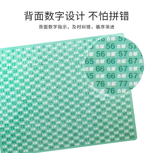 古部儿童铁盒木制拼图 100片女孩公主玩具 3-6岁卡通拼图礼物 公主100片3884
