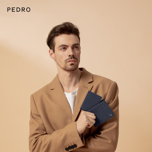 Pedro Short Wallet Herren Multi-Card-Sitz Mutter Brieftasche PM4-16500022-7 Dunkelblau (PM4-16500022) R.