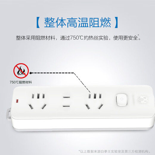 QUANWANG's new national standard socket/socket/pull board/extension cord plug/seat 3-position total control total length 1.8M, QW-Q521 one piece
