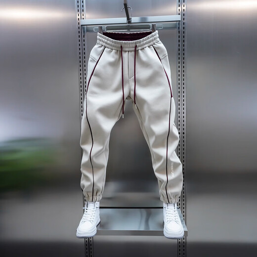 Kuraishi Kazuki high-end fashion brand American functional leggings men's spring and autumn casual pants trendy fashion versatile casual sports pants gray 2XL