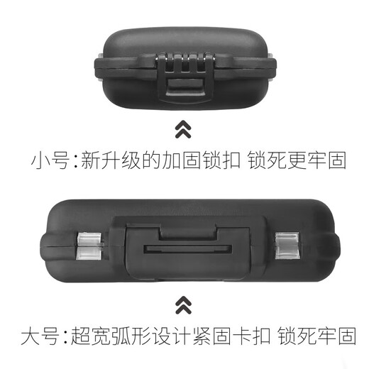 Shantou Lincun Luya box small accessories portable storage box double-layer bait box sequin micro-object fish hook pin fishing gear small size