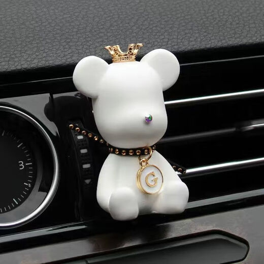 All-Choose Car Perfume Car Aromatherapy Outlet Cute Lettre de l'ours Décoration pour femmes parfum de voiture