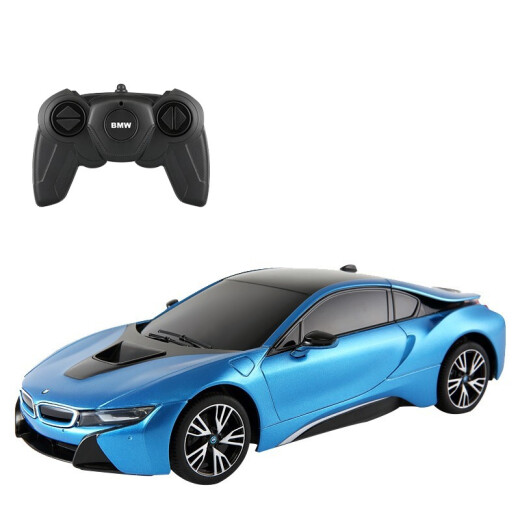 Star Rastar Fernbedienungsauto 1:18 BMW i8 Fernbedienung Sportwagen Jungen Kinderspielzeugauto Modell 59200 Blau 1. Juni Kindertag Geschenk
