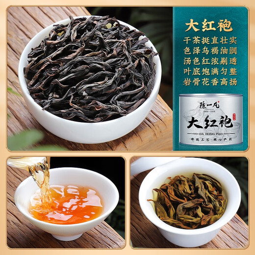 陈一凡 茶叶 六大乌龙 铁观音鸭屎香凤凰单丛大红袍冻顶乌龙肉桂茶450g