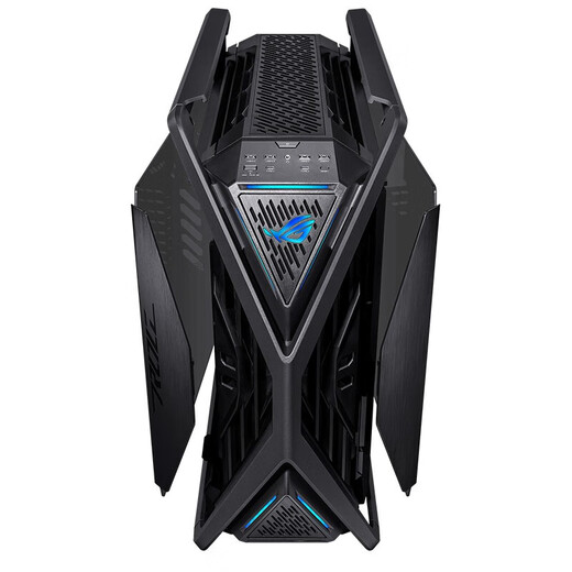 华硕(ASUS) ROG 701创世神机箱/白色 2E/BTF背插 全塔铝合金X骨架支持EATX主板/双420水冷 OP DIYA 创世神GR701新款+大力神支架