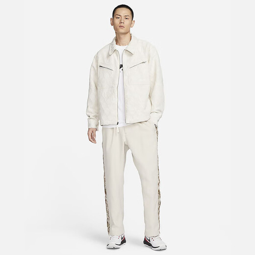 耐克（NIKE） 男子排扣篮球长裤春新款运动裤宽松梭织直筒裤 FN2677-104 S