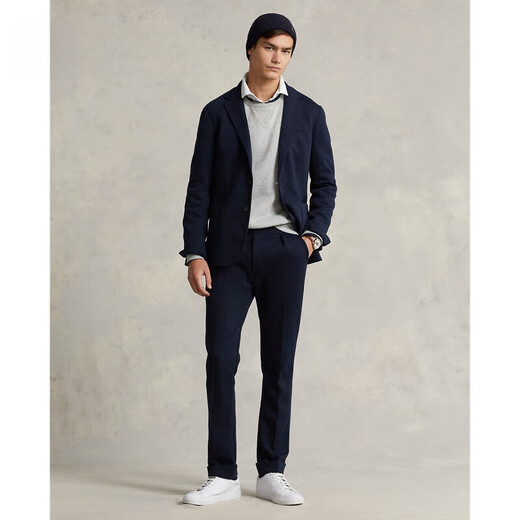POLO RALPH LAUREN auren men's clothing classic slim fit version Soft blazer R15605 overseas direct mail 410-Naval Blue 1 XS