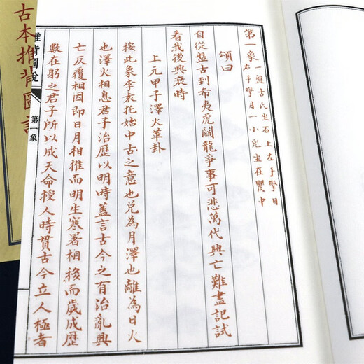 【包邮】子部珍本备要 古本推背图说（一函二册）定价680