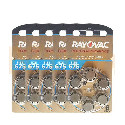 Hearing aid accessories Rayteway battery RAYOVAC PEAK UK button battery SIZE1013312675 A675 No. (5 plates 30 tablets)
