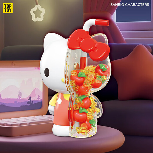 TOP TOY三丽鸥家族泡泡汽水大人偶系列积木拼装磁吸玩具 女生儿童礼物 葡萄气泡水（酷洛米）