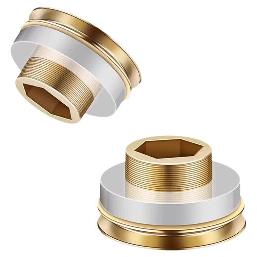 A beautiful brass core replaces the raw material-free sealing gasket four-point quick installation anti-leakage faucet angle valve sealing ring accessories 3 pack free raw material belt gasket