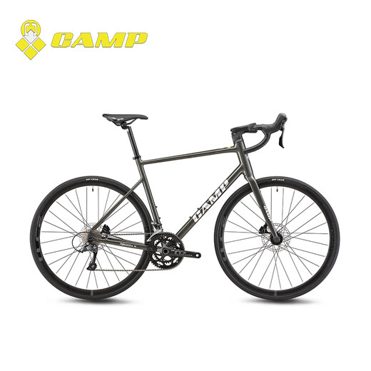 
CAMP RADONX Bicycle Aluminum Alloy Frame Road Car 18 Speed ​​Shintai Pure Oil Disc Brake Bicycle Bevel Racing Pearl White 18 Speed ​​520 yards 700C