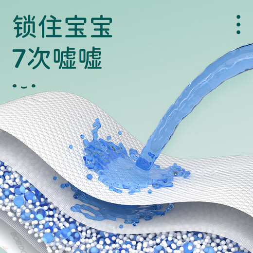 巴布豆（BOBDOG）【现货速发】新菠萝拉拉裤男女婴儿尿不湿弱酸成长裤柔软薄纸尿裤 新菠萝拉拉裤XXXL码32片