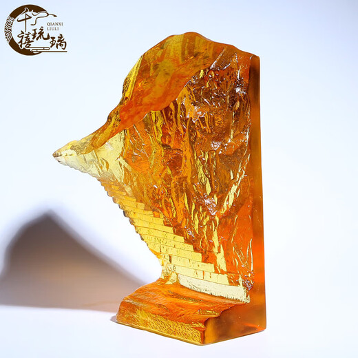 Millennium Glazed Zibo Glazed Bubu Gaosheng Crafts Ornaments Light Luxury Desktop High-Level Sensation Business Gifts for Leadership Promotion Bubu Gaosheng (100% Liuli) can be customized with free engraving