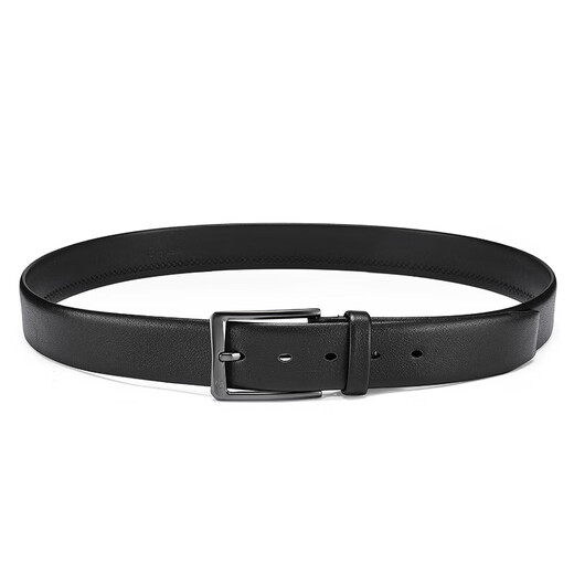 Goldlion Belt Men's Pin Buckle Belt First Layer Cowhide Business Fashion Trouser Belt Gift Box New Year's Birthday Gift