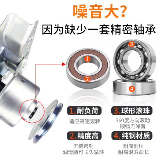 纪俪田定制海尔离合器轴承XQB70/XQB75-M1269S/M12588减速器总成 原装离合器（送一年质保）