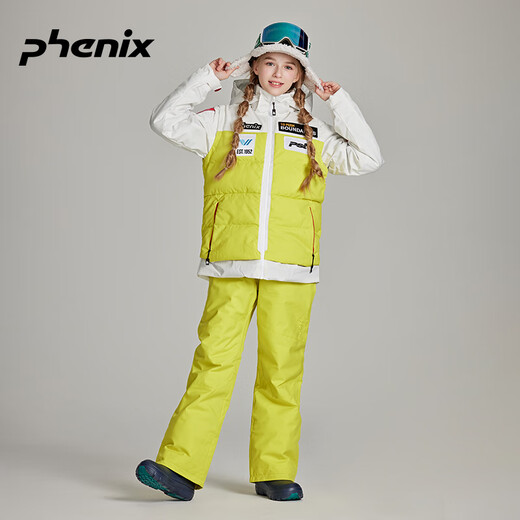 phenix菲尼克斯 PST 24新品儿童滑雪服套装中大童保暖加棉户外防水雪裤 藏蓝 160cm