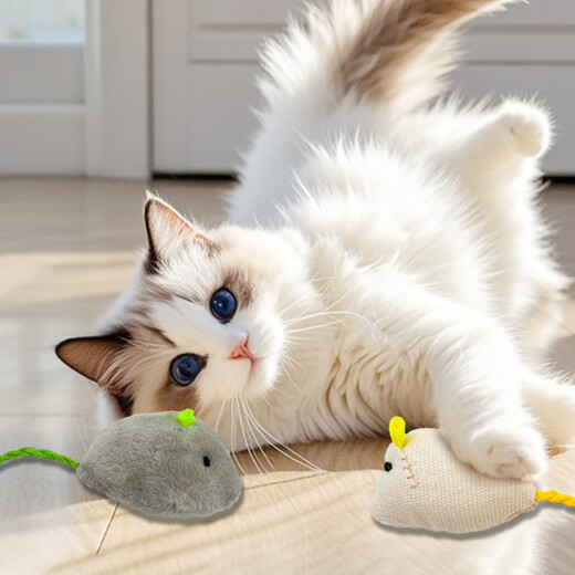 Like pet catnip three mice rocking rope cat toy cat molar stick to amuse the cat to relieve boredom and bite small kittens