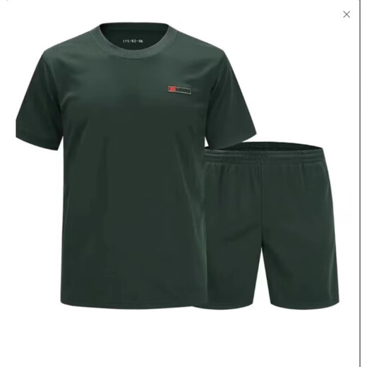 Costume de fitness physique à manches courtes Suit entraînement d'été Round Cou Round à manches à manches courtes Costume Top + Pantalon 165-17084-88