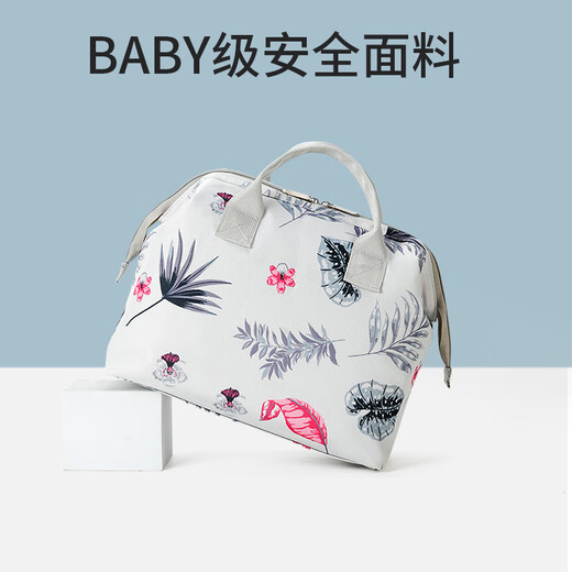 多功能母婴尿布包大容量印花妈咪包牛津布小方包婴幼儿尿片收纳袋 小熊乐园 均码