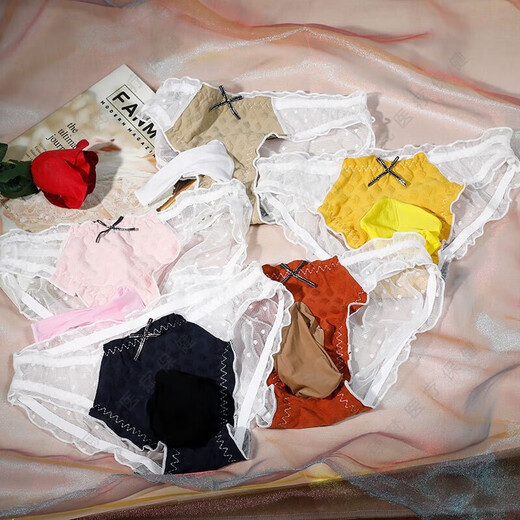 Long Night Men's Sexy Transparent Mesh Oil Gloss J Set Sexy Low Waist Briefs Large Size Aircraft Lace Briefs Sexy Men's Underwear See-through Thong White XL Size (Open) 130--170Jin Jin is equal to 0.5 kg