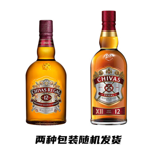 芝华士(Chivas)12年苏格兰调和型威士忌洋酒1000ml(1L) 