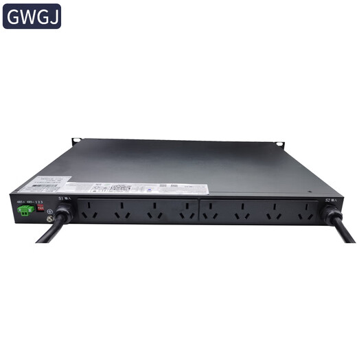 Interruptor de transferencia estática de entrada dual STS conmutación automática de energía red UPS unidad de distribución de energía PDU inteligente conmutación 6MS entrada 16A salida de enchufe de 8 bits 10A