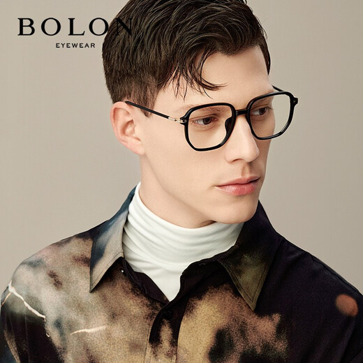 Bolon Tyrannosaurus Myopia Lunettes Nouvelles verres de produits Cadre de verres à cadre BJ5036 B10 Cadre noir brillant