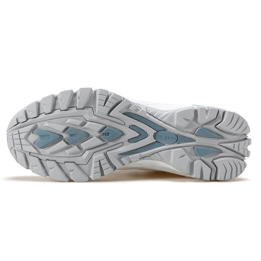 
Humtto outdoor hiking shoes four seasons wear-resistant non-slip casual shoes mesh breathable hiking shoes light hiking shoes white/light blue couple style-755 (breathable large hole) 38