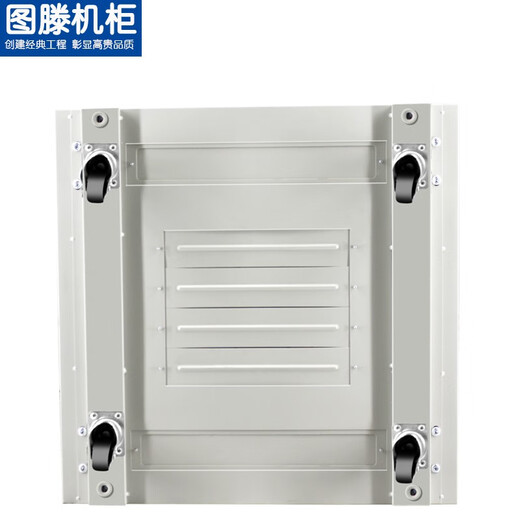 图滕白色机柜灰白色ral7035网络服务器机柜2米42u1.6米32u1.2米22u1米18u47u 前网孔后网孔门TD 6618  600*600*1050