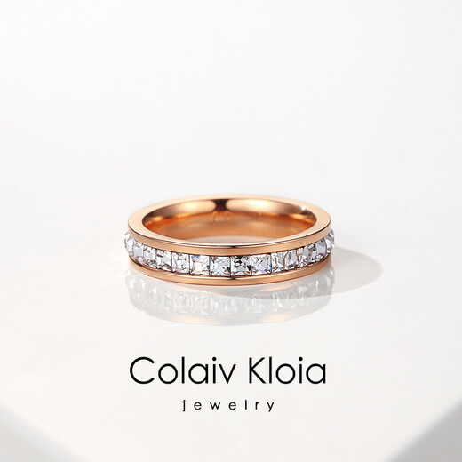 Colaivkloia baby's breath ring for women rose gold pair ring couple ring fashion ring 520 Valentine's Day birthday gift Tk0326 new rose gold baby's breath US size 7
