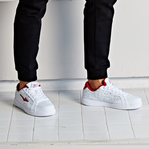 ERKE Hongxing Erke skateboard shoes 11033189B white/red 43 size