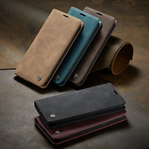 Ju Xiaozhi is suitable for Apple 11 mobile phone case flip leather case iphone11 pro max wallet card case full cover anti-fall protection case high-end leather 6.1 inch apple 11 [black]