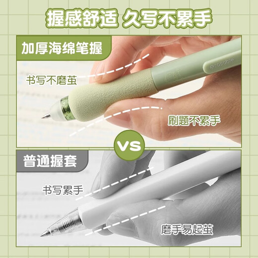 
LOPET Hot Erasable Pen Black 0.5mm Press Heat Erasable Neutral Pen Primary School Students Grade 3 Use Thermal Friction Signature Bibing Tea Drink LT-1345