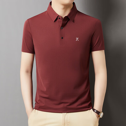 Jinba T-shirt à manches courtes pour hommes minces de mûrie de mûrie de mûre