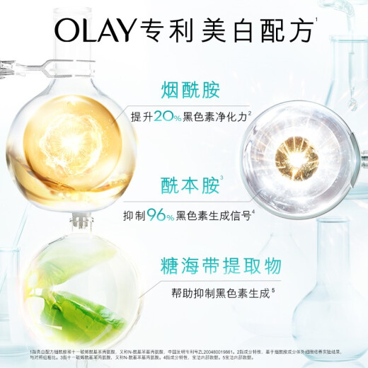 OLAY Olay Whitening Small White Bottle 40ml Facial Essence Women's Skin Care Cosmetics (Nicotinamide Whitening and Diminishing Acne Marks) Birthday Confession Gift