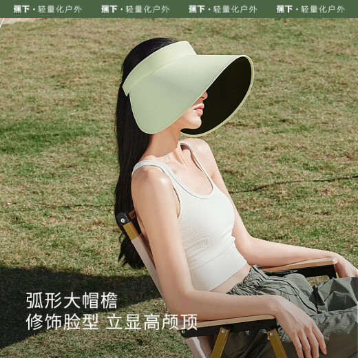 beneunder women's large brim black plastic empty top sun hat sun hat sun hat women's sun hat anti-UV BM56324