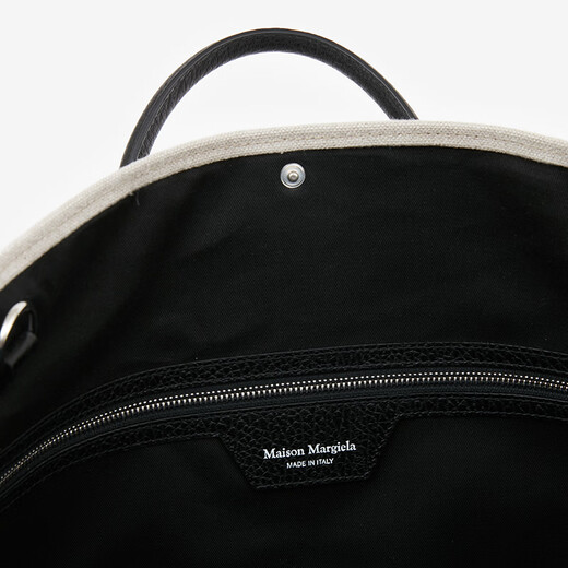 Maison Margiela [Gift] Maison Margiela Lady's Tropical Painting Effect Hand-Laundry Shoulder Tote Bag H9203 Black
