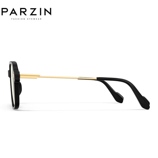 La parzin peut être équipée d'un cadre léger anti-bleu myopie pour les femmes, à la mode et facile à porter un bureau miroir non face et à un cadre de lunettes d'étude PJ15839 Piano Black Frame + Wanxin 1.60 Green Film (à moins de 400 degrés)