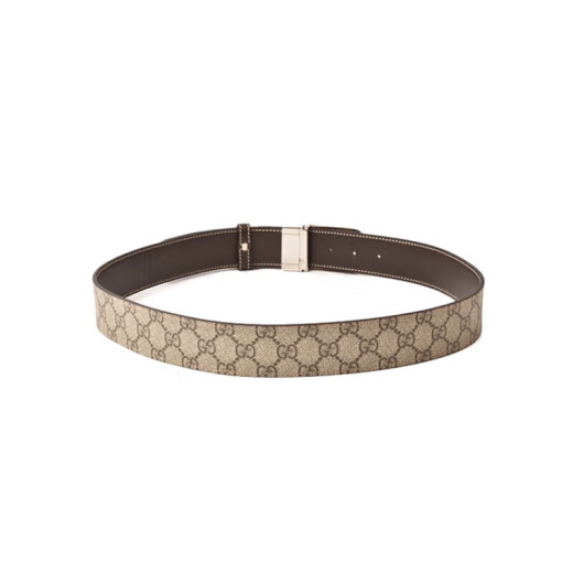 
GUCCI Gucci men's belt fashion double-sided men's belt Coffee 245861 KGDHN 9767 110