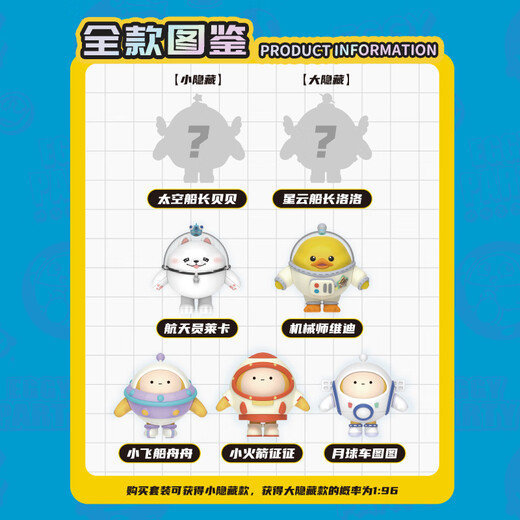 TOP TOY 蛋仔派对换装蛋仔2代太空奇遇系列积木盲盒儿童玩具礼物 端盒