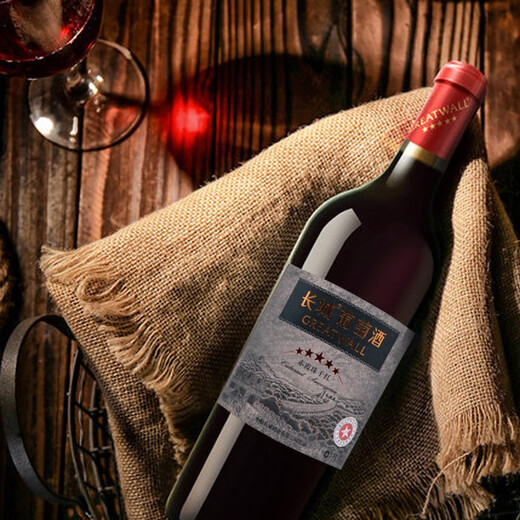 长城五星赤霞珠干红葡萄酒750ml*6瓶整箱装 国产精品红酒 口碑爆款